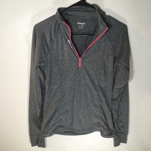 Reebok Workout Jacket Gray Pink XS - JK25 - Picture 1 of 5